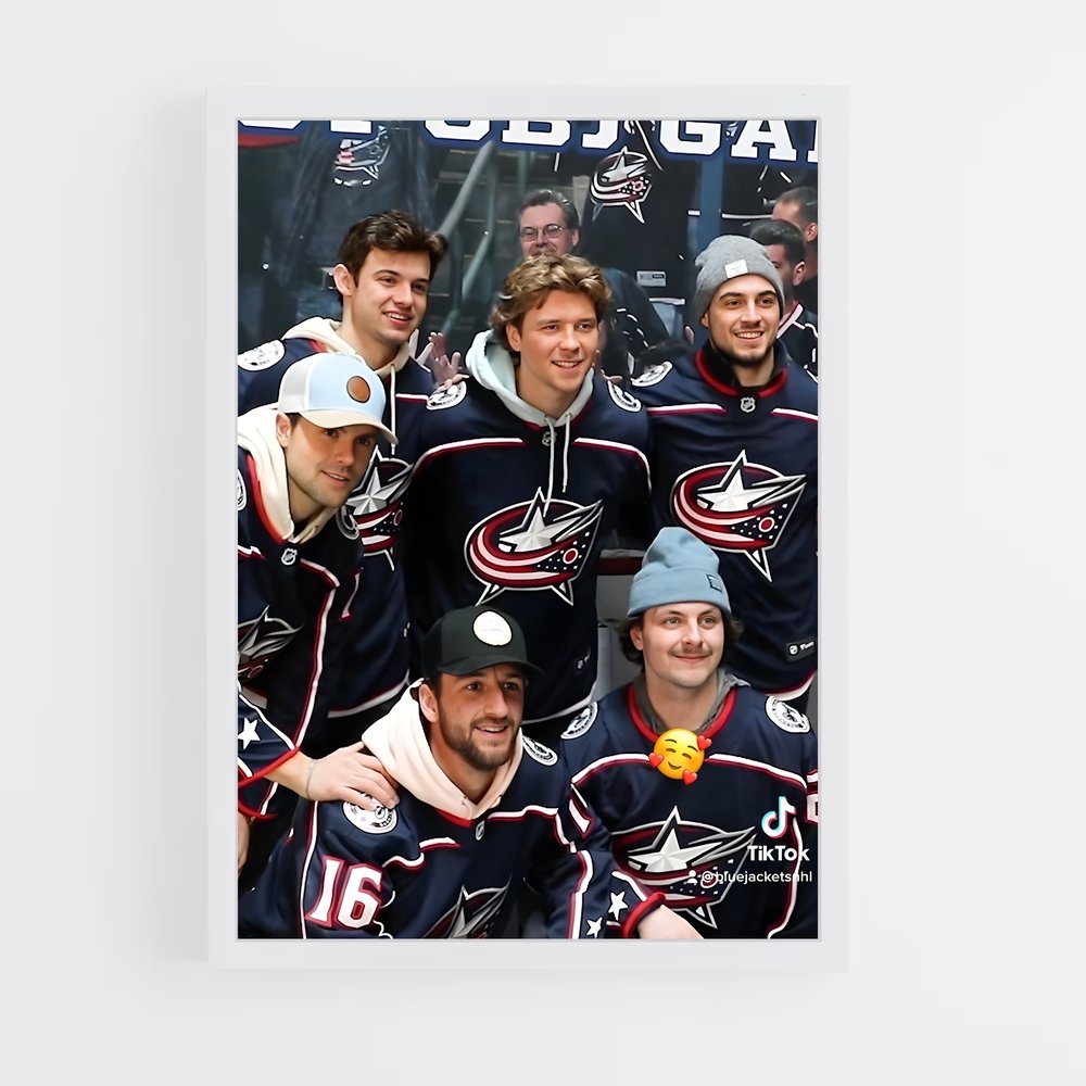 Poster L'Escouade Bleu – affiche Hockey sur glace (vue 3)